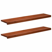 Tappeti per scale 2 pz 120 x 30 x 2 cm Marrone 3446159