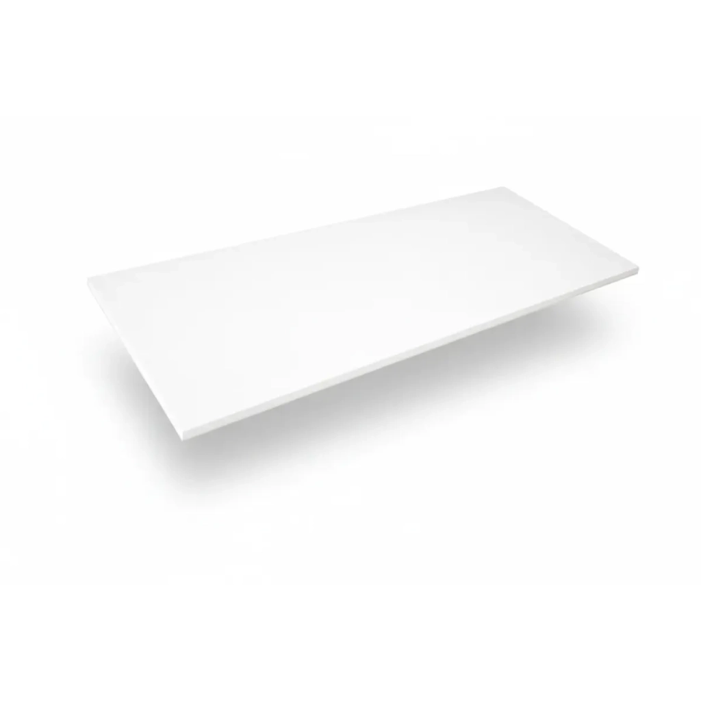 Ripiano Di Legno per Armadio Lunghezza 86,4 CM Altezza 1.8 CM Profondità 50 CM Bianco
