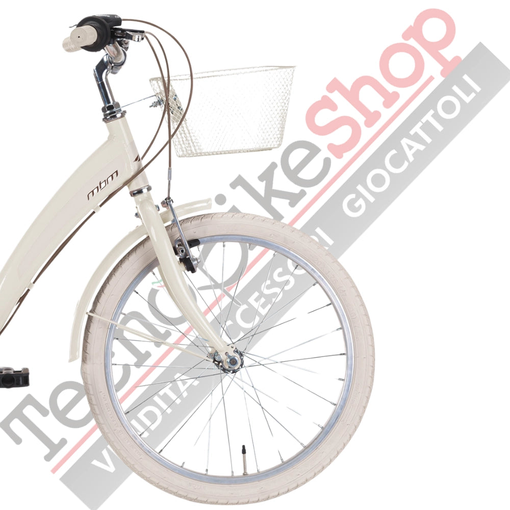 Bicicletta MBM UNISEX Primavera 20'' 6v-Avorio