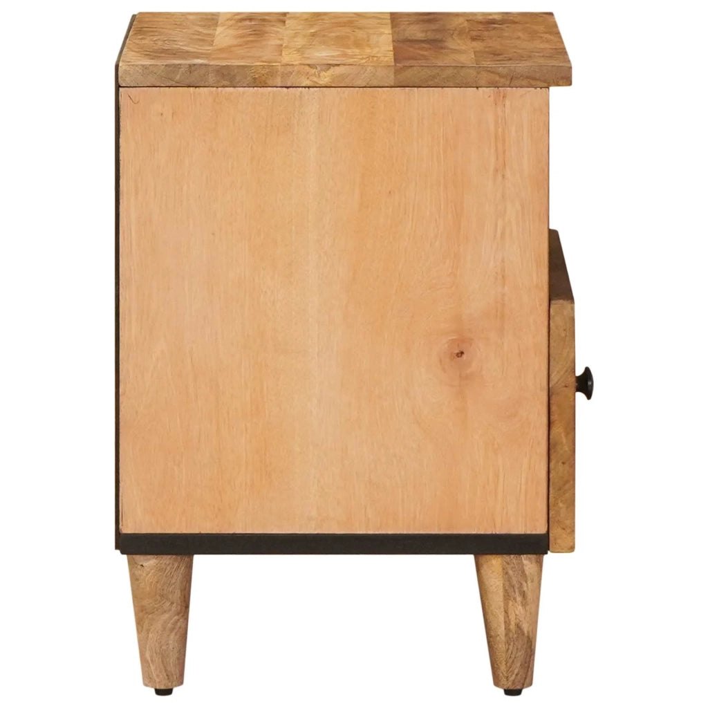 Comodino 2 pcs Marrone 50 x 33 x 60 cm Legno di mango massello 4018923