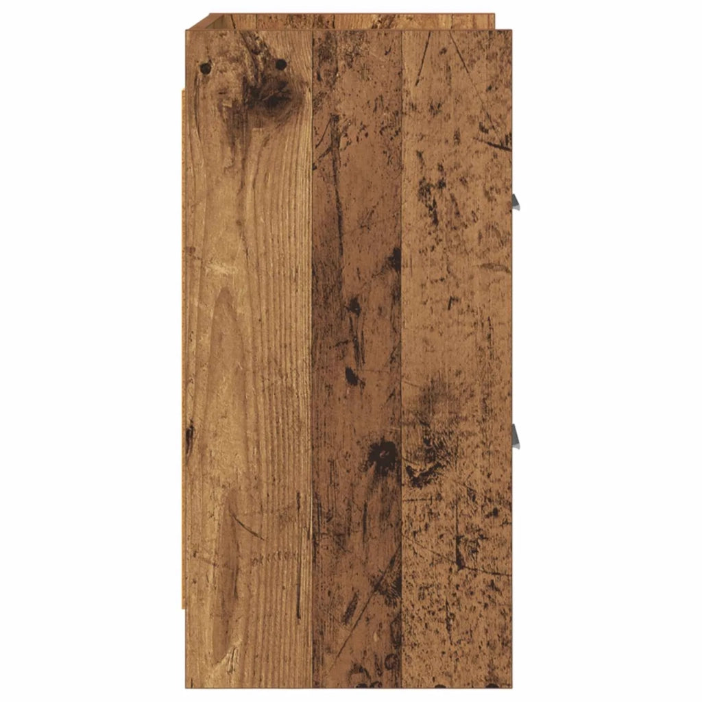 Comodini 2 pz Legno antico 40 x 30 x 60 cm Legno ingegnerizzato 8010976