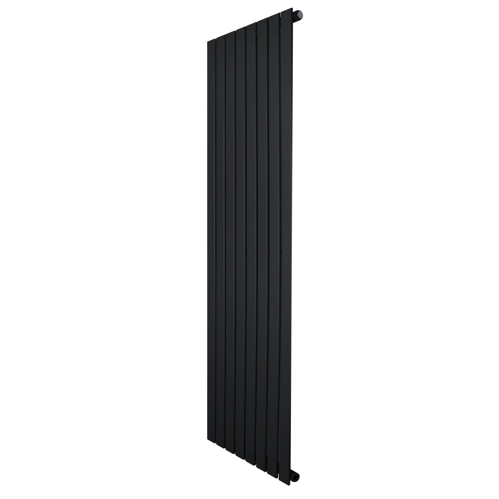 Radiatore Verticale Design Piatto Colonna Singola Nero 1600x560 mm