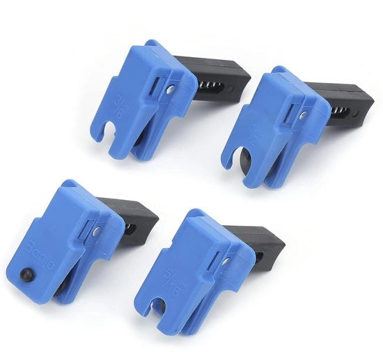 Accessorio di installazione rapida per cavi - 4 pezzi - Bloccatore automatico per cavi in acciaio - Klem per cavi - Accessorio di manutenzione - Installazione veloce - Progettazione resistente allo shock - Klem per cavi