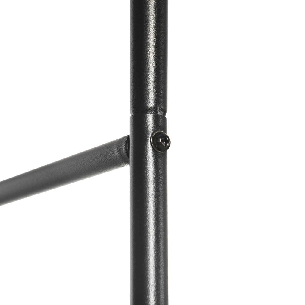 Arco da giardino per rose ¨C Minimal ¨C nero metallo 140x40x240 cm