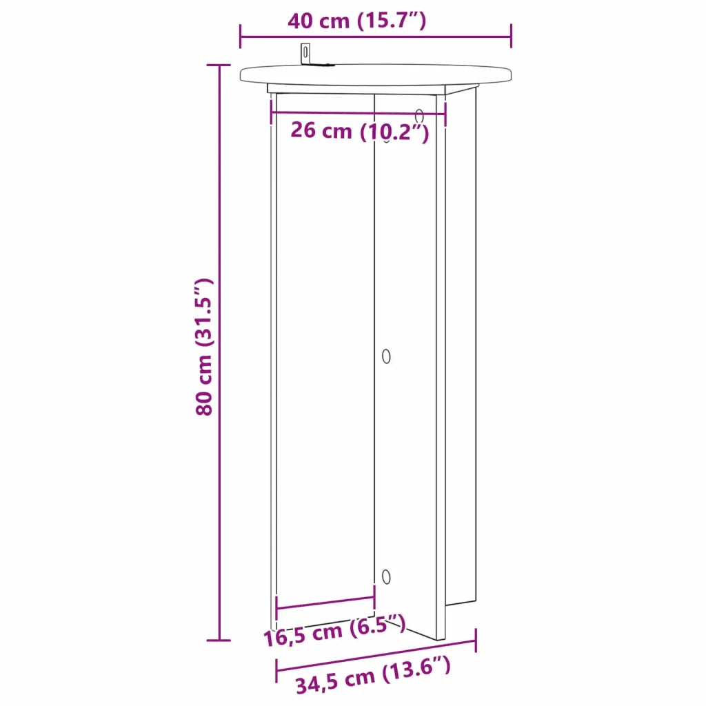Supporto per piante | Sostegno per piante 2 pz Bianco ?40 x 80 cm