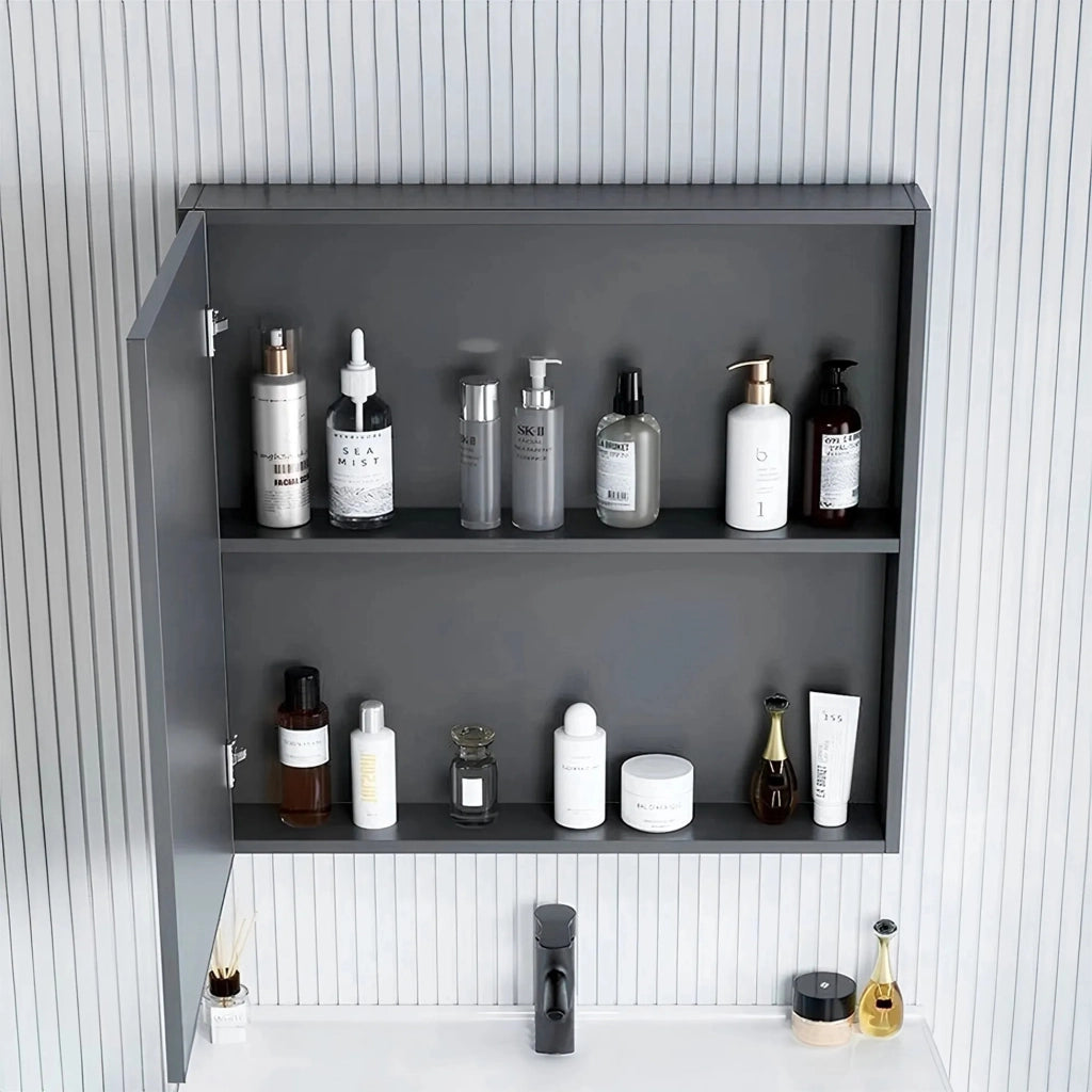 Set Di Mobili Da Bagno Con Lavabo Denver 60cm Grey