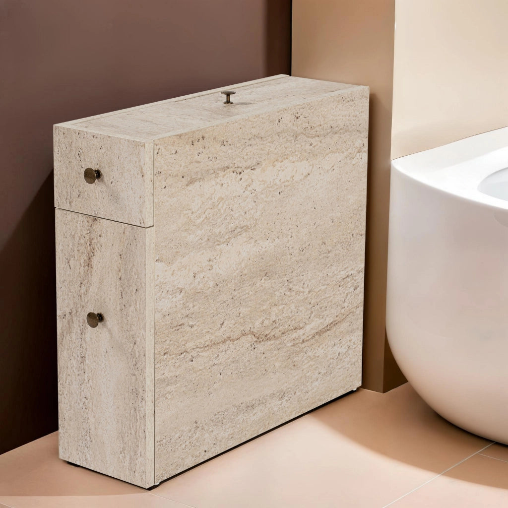 Mobiletto in legno "Calencia" - 20 x 60 x 55 cm - Beige