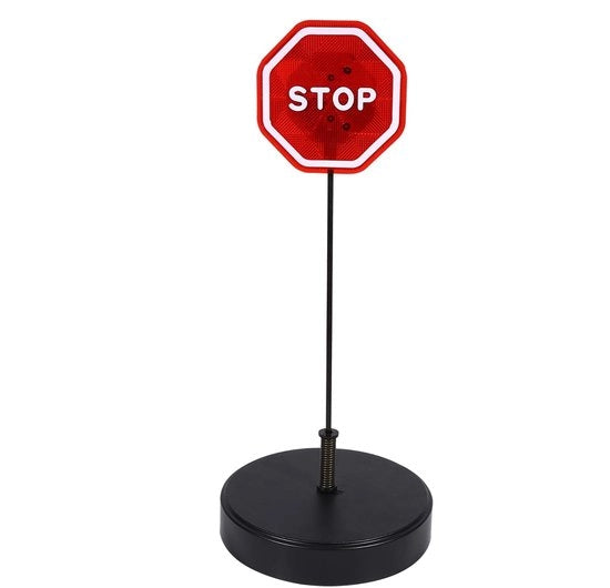 Stopbord LED Automatico con Luce a Led che Si Accende e Spegne - Base Regolabile - Base Stabile - Sensoressaggio di Parcheggio - Prevenzione del Danno ai Veicoli