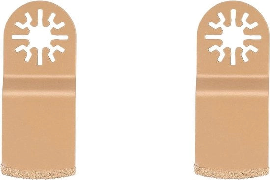 2 Pezzi di Lame di Taglio Oscillanti in Metallo Duro per Multi-fit per il Miglioramento delle Abitazioni.