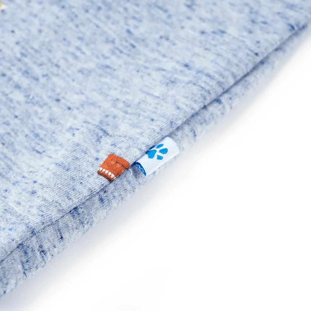 Maglietta da Bambino Blu Mélange 104 12225