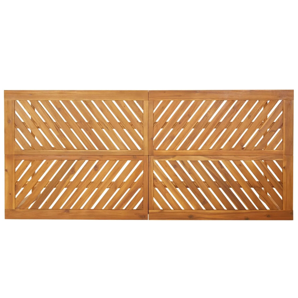 Set da Pranzo per Giardino 5 pcs Marrone 3154118