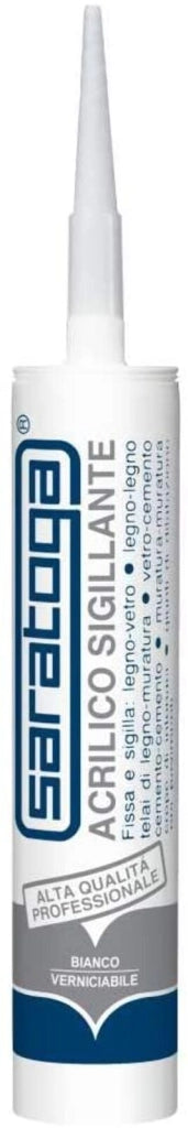 Acrilico Sigillante Bianco Set 5 Pezzi - Saratoga