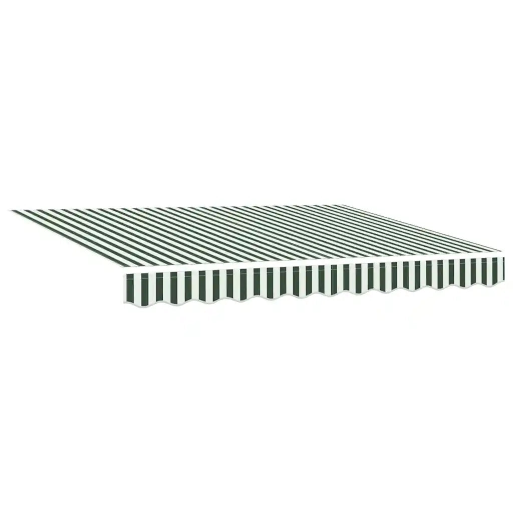 Tenda da Sole | Tenda parasole Verde e Bianco 300 x 250 x 165 cm Poliestere
