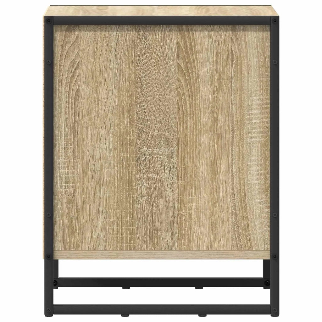 Comodino-Tavolino da notte Sonoma 39.5 x 30 x 50 cm Legno multistrato