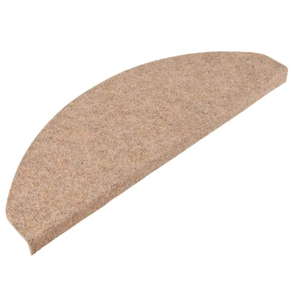 Tappetini Autoadesivi per Scale 15 pz | Gradini per Scale 65x22,5x3,5 cm Beige