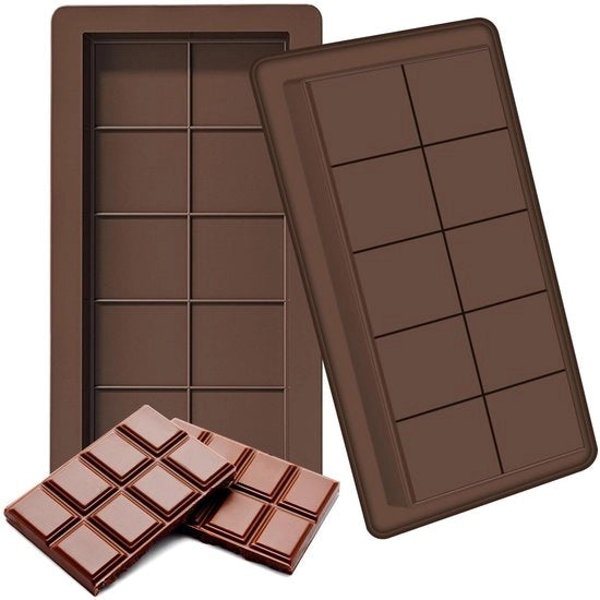 Siliconici a forma di cioccolato - 2 pezzi - Antiscivolo - Duraturo - Leggero