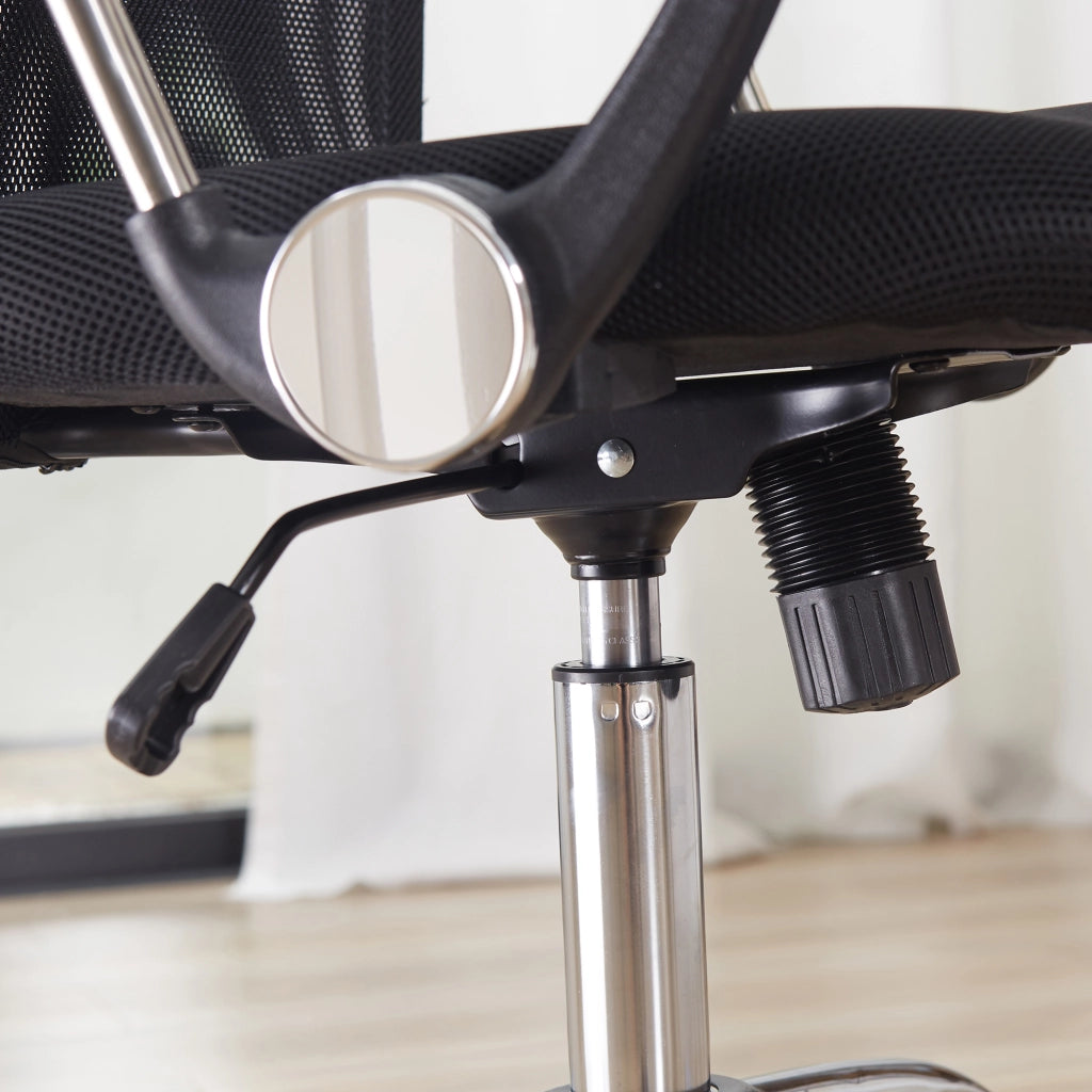 Sedia da ufficio con schienale in rete, sedia da scrivania regolabile in altezza, sedia da gaming ergonomica, sedia girevole con funzione dondolo,