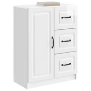 Credenza | Madia | Buffet da pranzo | Armadio da pranzo Bianco Lucido 66 x 34,5 x 87 cm Legno ingegnerizzato