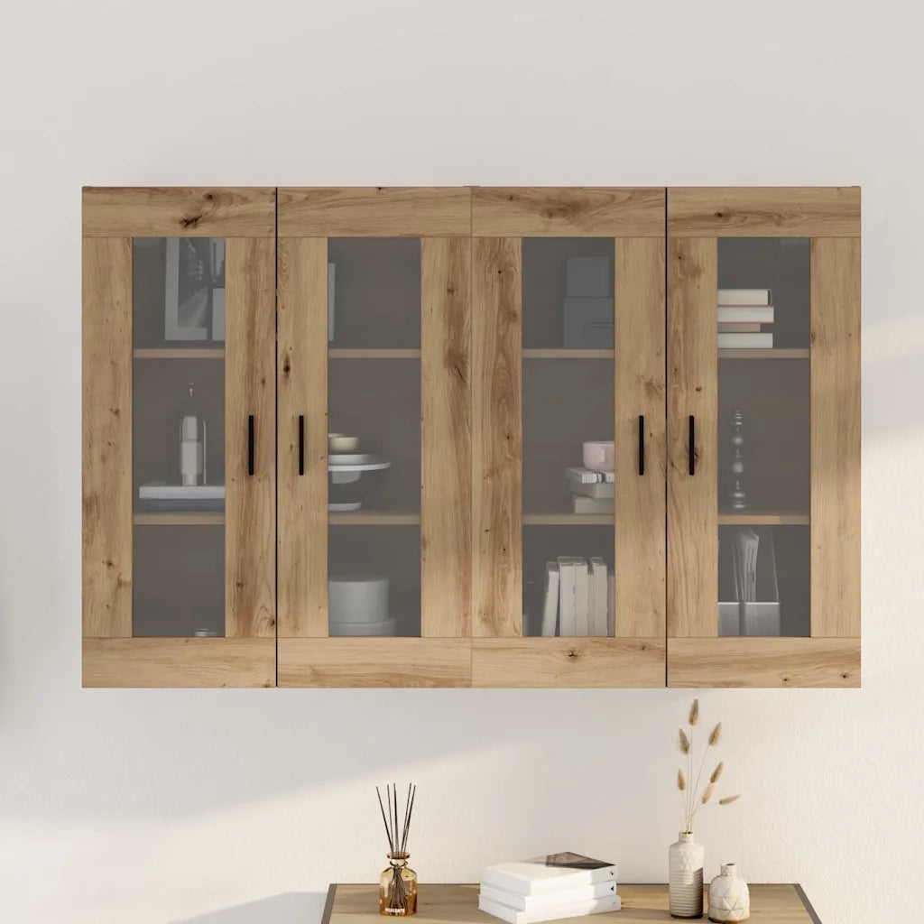 Armadi da Muro 2 pz rovere artigianale 69,5 x 34 x 90 cm 3394582