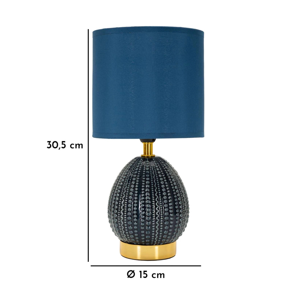 Yakuta, Lampada da Tavolo Necessaria 1 Lampadina, blu