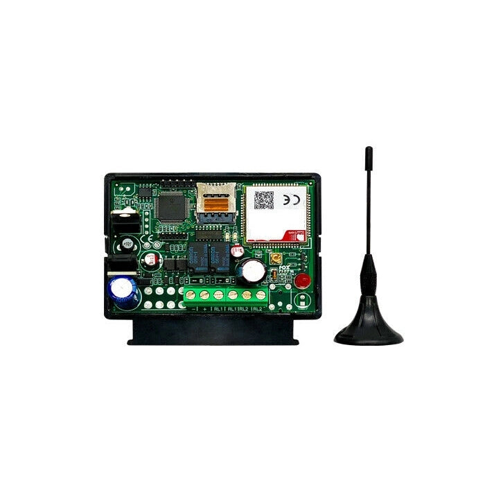 MODULO GSM 2 CANALI SMS PER SIM per Controlli Remoti caldaia cancello accensione