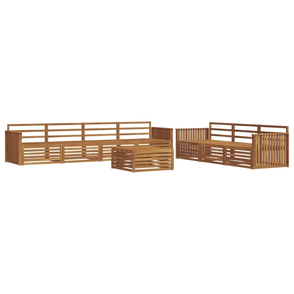 Set di divani da esterno 8 pcs Naturale 3373134