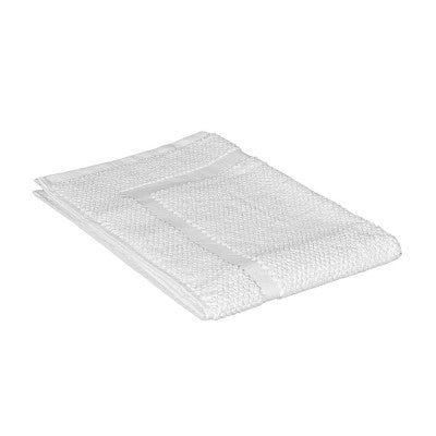 Tappeto scendi doccia 100% cotone in colore bianco 45x65 cm