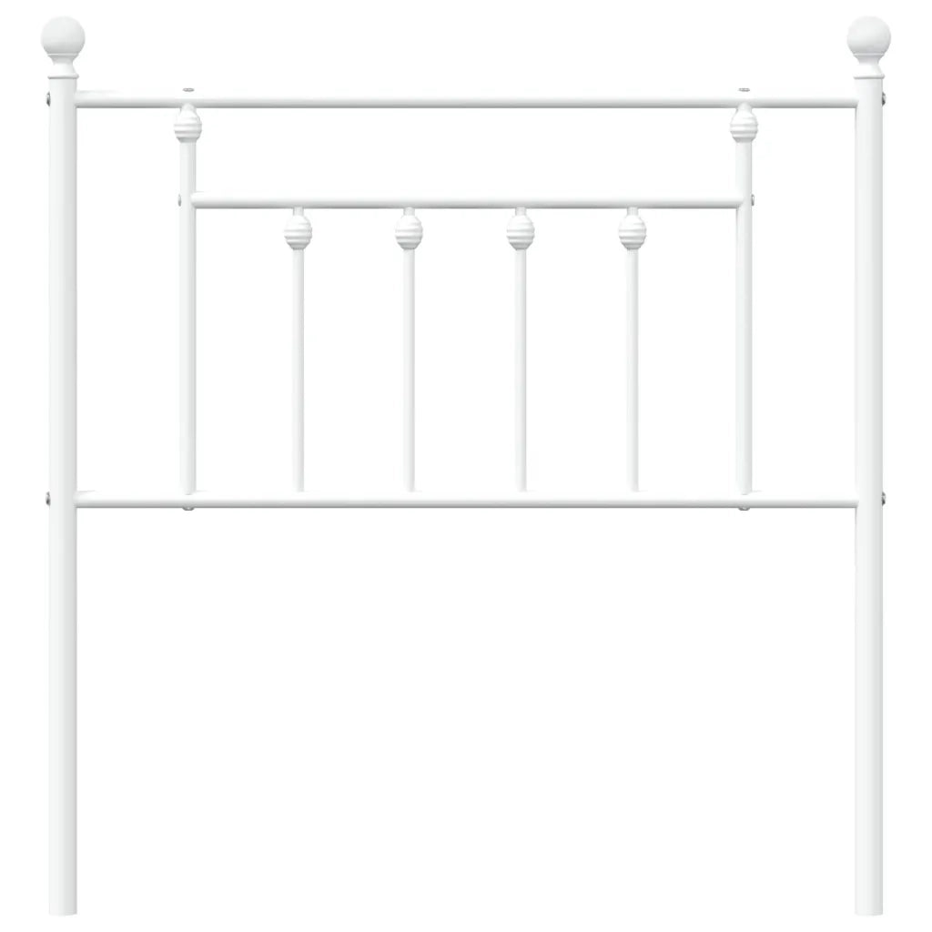 Testiera di Ricambio in Metallo Bianco 80 cm 353613