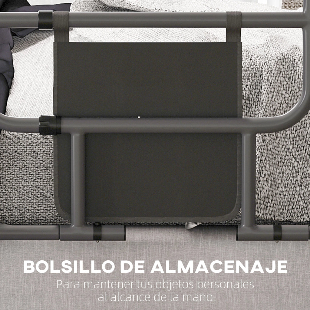 Letto Grigio con Contenitore ¨C Zephmum ¨C 61x66x55 cm