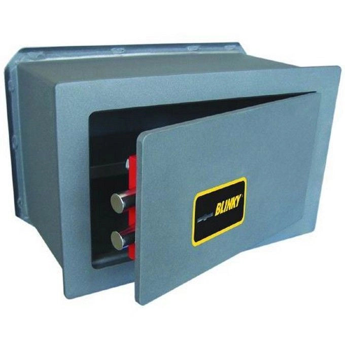 Blinky BKC42DM Cassaforte Doppia Mappa 2 Catenacci 18 mm Piastra Frontale 8 mm Ripiano e Tappetino Interni 42x28x25 cm