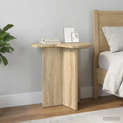 Tavolo laterale 2 pz Rovere Sonoma Ø 39 x 38 cm 8001084
