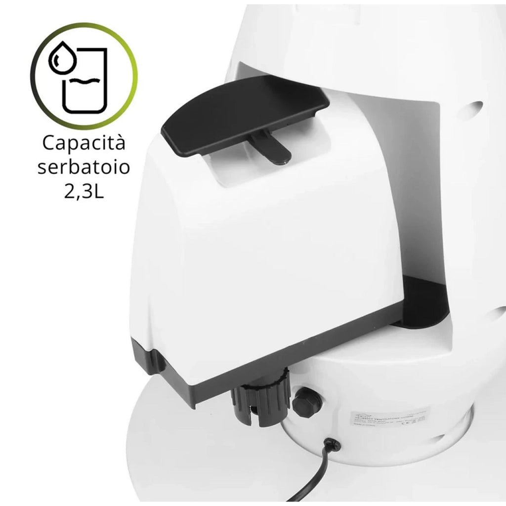 Ventilatore Nebulizzatore con Ruote Combinato Umidificatore Ioni Anti Zanzare 40x40x110cm
