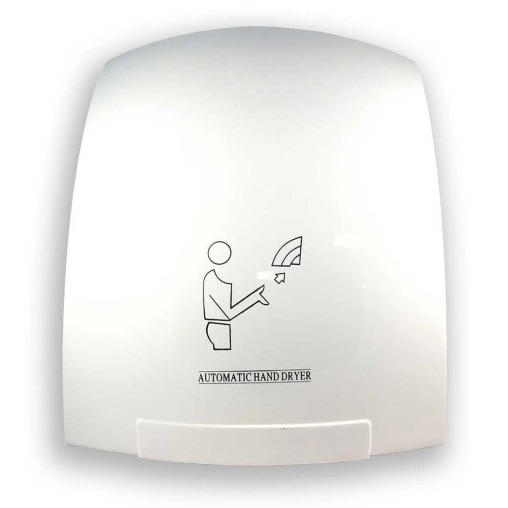 Trade Shop - Asciugamani Automatico Elettrico Ad Aria Calda Fotocellula Parete Muro Per Hotel -