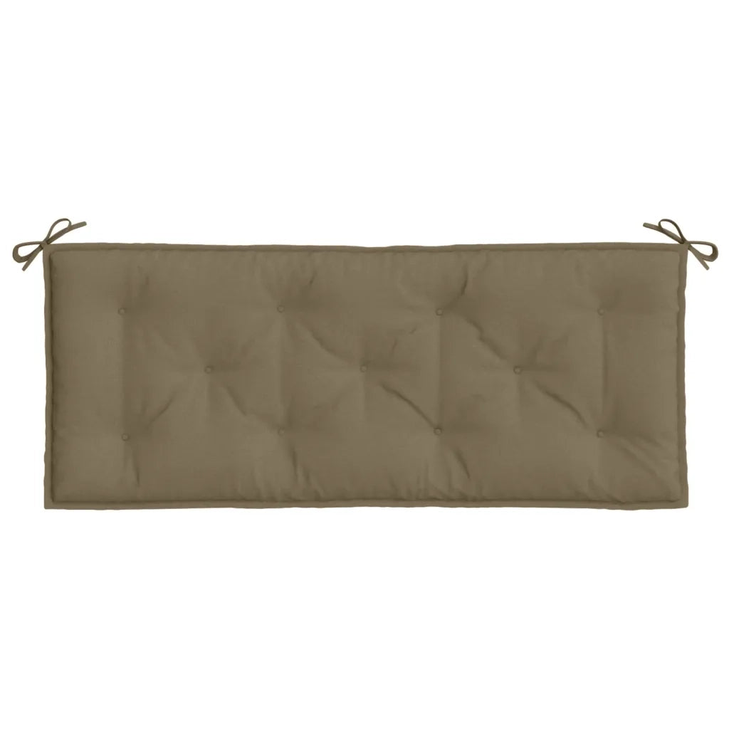 Cuscino per Panca da Giardino Tortora Mélange 120x50x7cm 4002550