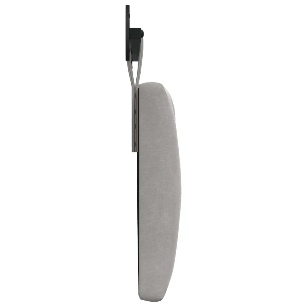 Testiera sospesa Con luce LED Grigio Chiaro Velluto 42032164