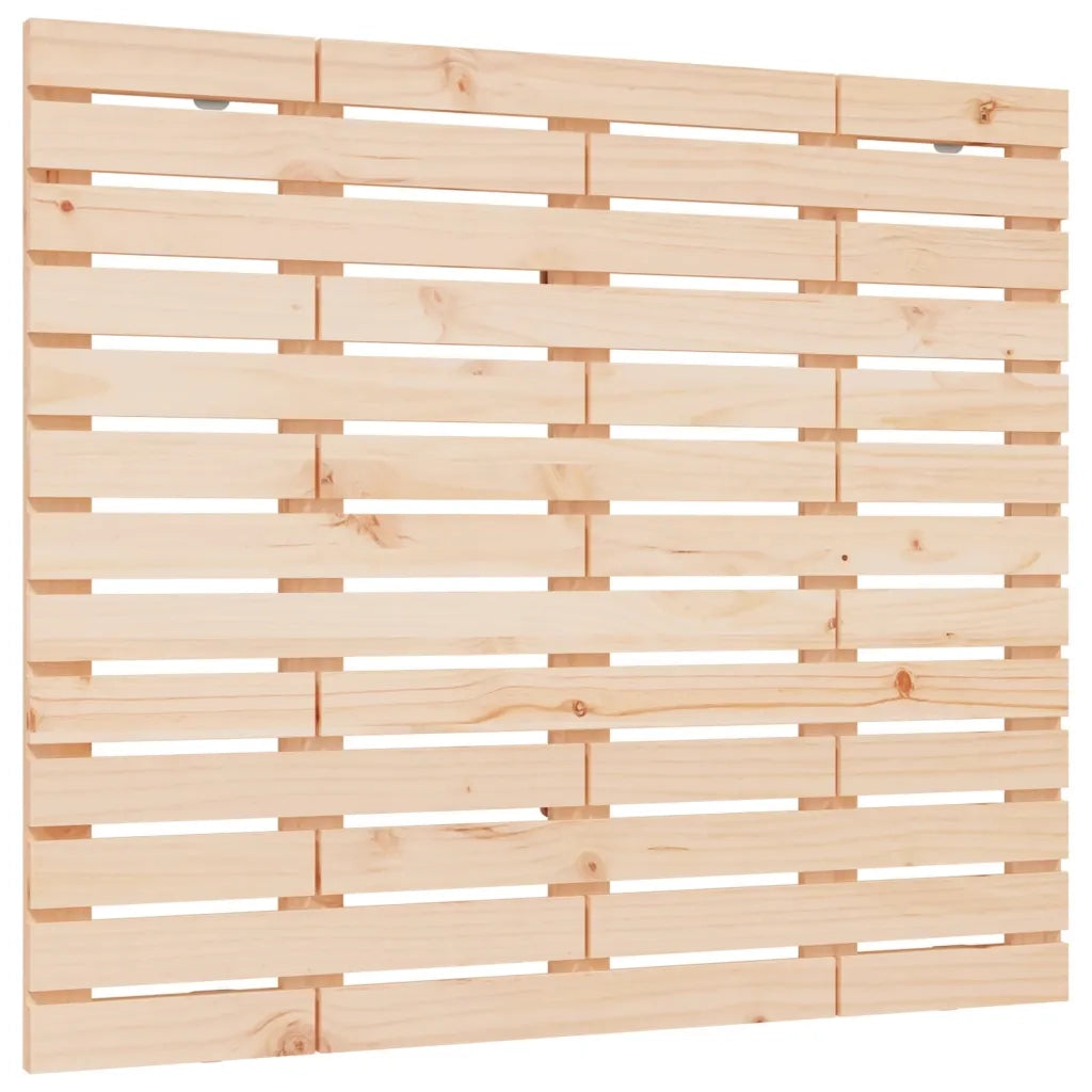 Testiera | Testata da Parete 146x3x91,5 cm in Legno Massello di Pino