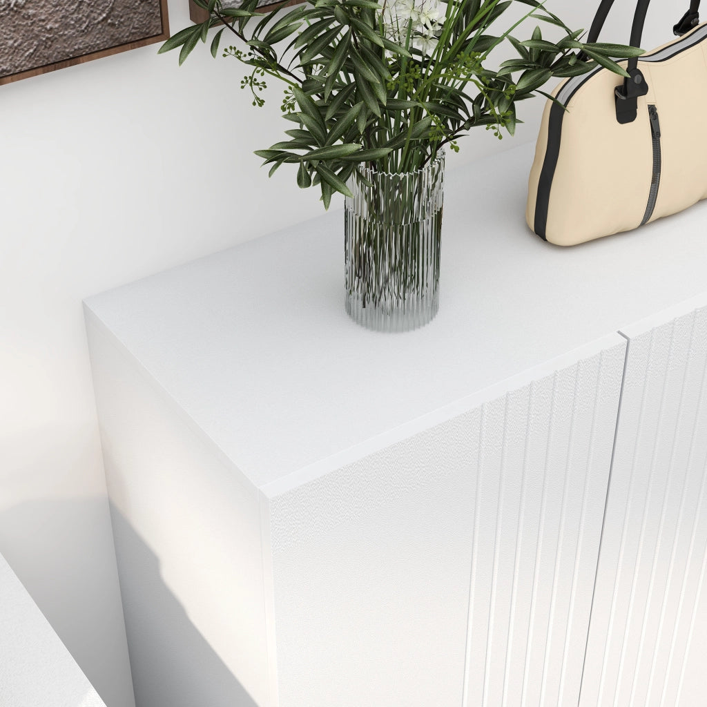 Scarpiera 20 paia ¨C Xylo ¨C ante chiusura soft, ripiani regolabili, bianco