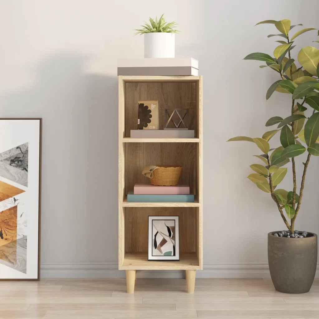 Credenza | Madia | Buffet da pranzo | Armadio da pranzo Rovere Sonoma 34,5x32,5x90 cm in Legno Multistrato