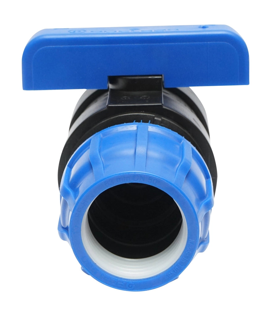 Rubinetto mufa-mufa di compressione D63x63mm, PN10 Poelsan