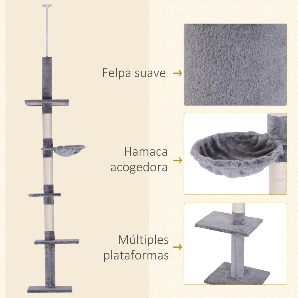 Albero per Gatti ¨C Minimal ¨C Grigio