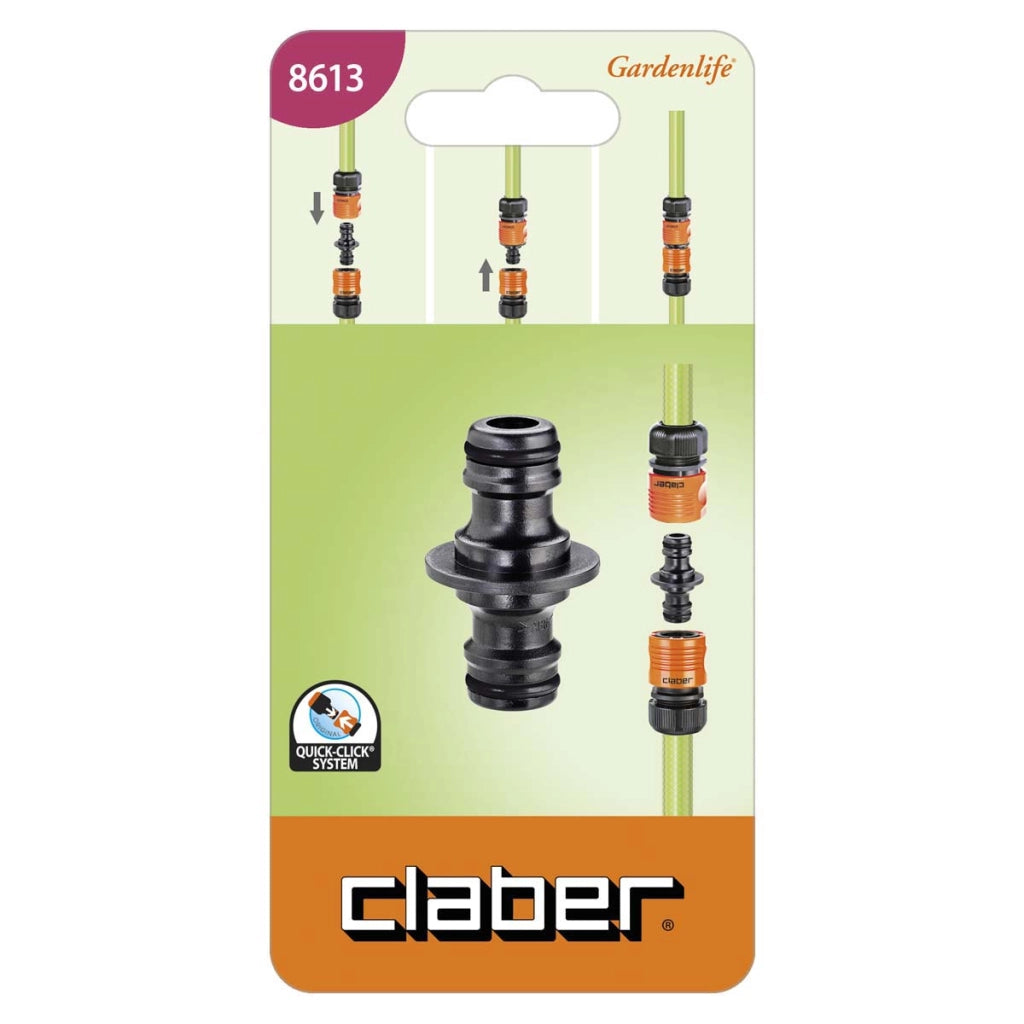 GIUNTO PER RACCORDO TUBI CON INNESTO RAPIDO- - in blister 8613 - 7 blister CLABER