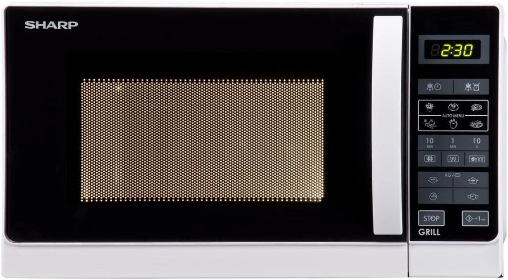 Sharp R-642 WW Superficie piana Microonde con grill 20 L 800 W Bianco
