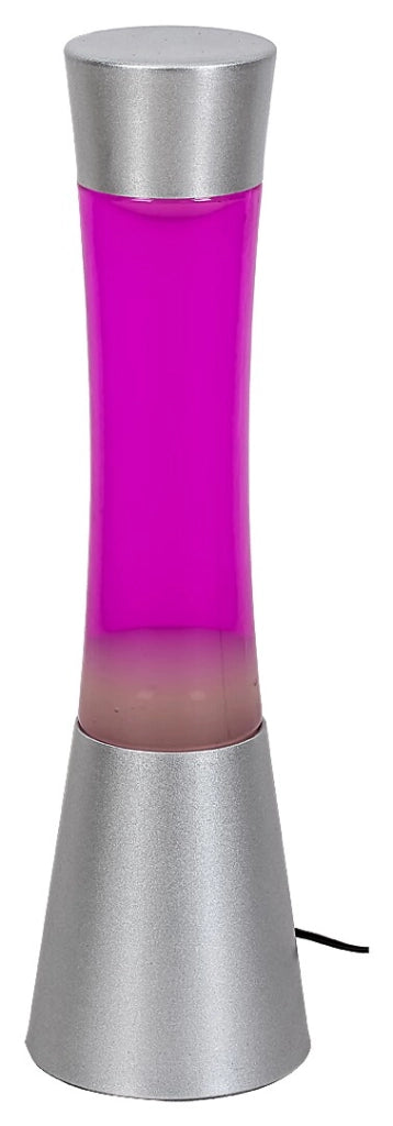 Rabalux Minka lampada lava da tavolo rosa argento GY6.35