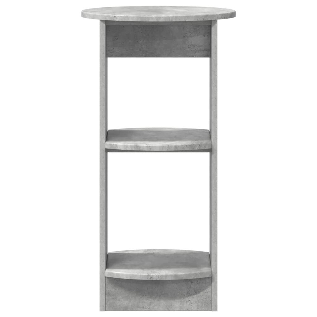 Mobile laterale Grigio Cemento Legno ingegnerizzato 899837