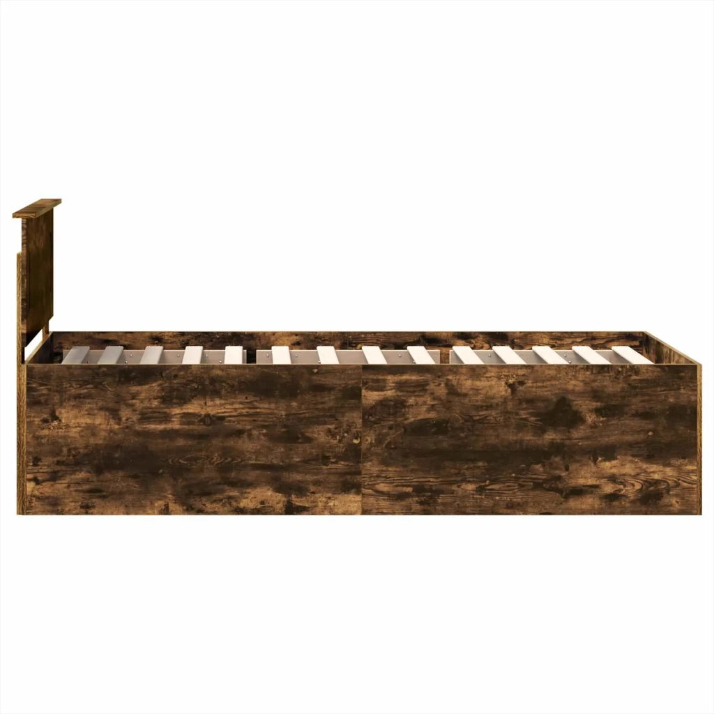 Struttura del letto Rovere fumé 90 x 200 cm Legno multistrato 3408624