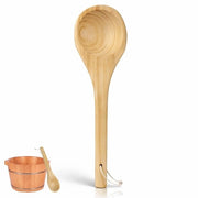 Accessori per sauna - Pollepel in legno - 39 cm - Manuale - Sicuro e comodo da utilizzare