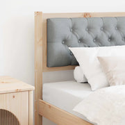 Testiera-Testata-Testiera Decorativa Marrone e grigio chiaro 90 cm Legno di pino massello