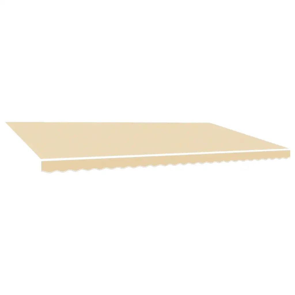 Tessuto di Ricambio per Tenda da Sole Crema 600x300 cm Poliestere 141015