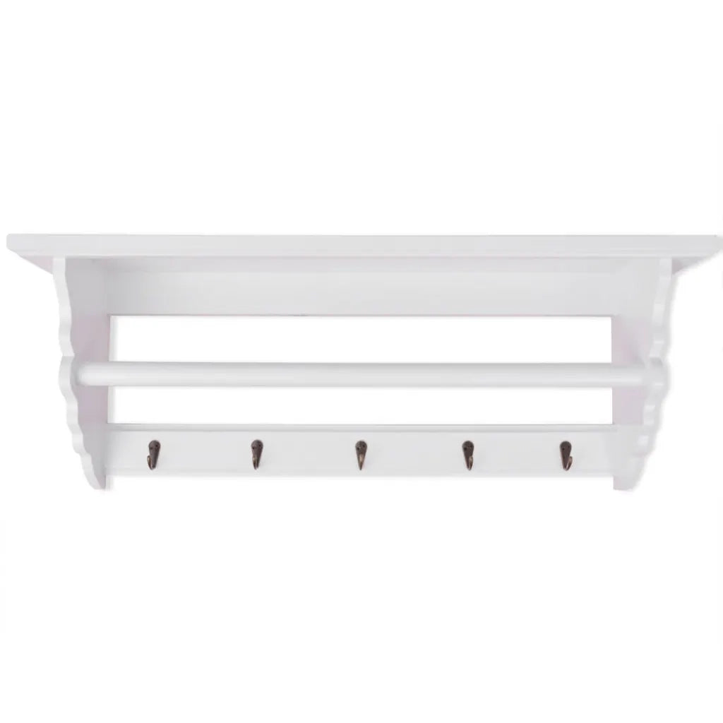 Appendiabiti in MDF bianco in stile barocco 242644