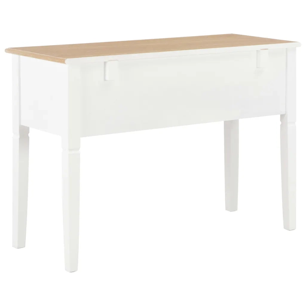 Scrivania Bianca 109,5x45x77,5 cm in Legno 280069
